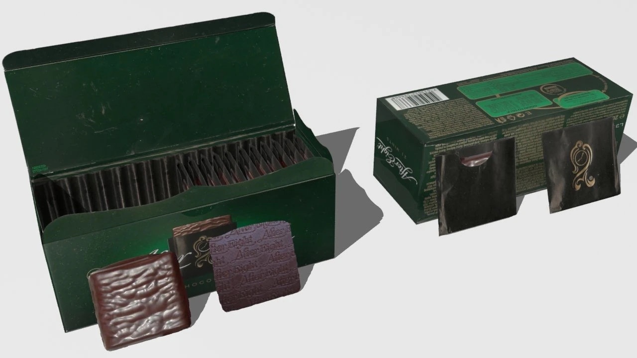After eight mints 3D Model .c4d .max .obj .3ds .fbx .stl .blend 