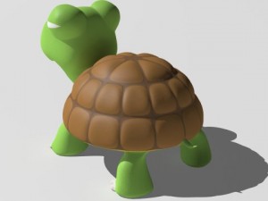 cartoon turtle 3D 모델