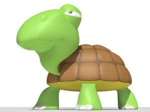 tartaruga dei cartoni animati Modello 3D