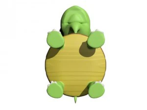 tartaruga dei cartoni animati Modello 3D
