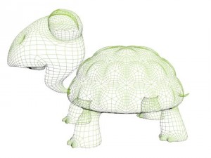 cartoon turtle 3D 모델