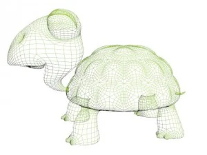 tartaruga dei cartoni animati Modello 3D