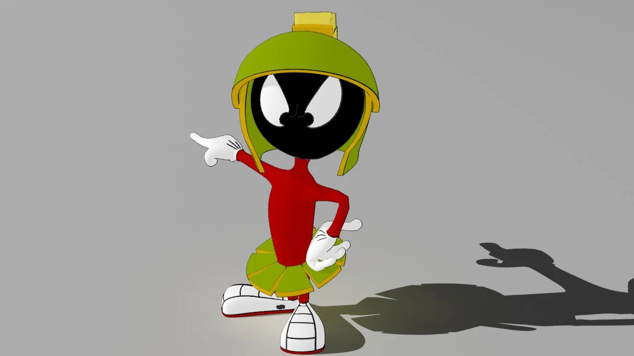 marvin the martian 3D Model .c4d .max .obj .3ds .fbx .stl .blend