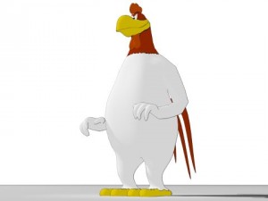 foghorn leghorn 3Dモデル