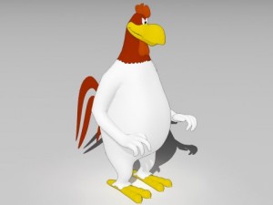 foghorn leghorn 3Dモデル