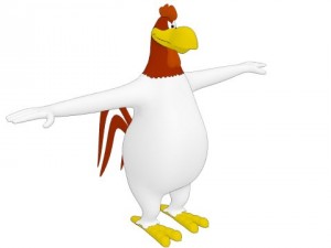 foghorn leghorn 3Dモデル