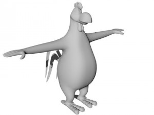 foghorn leghorn 3Dモデル