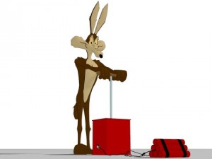 wile e coyote Modèle 3D