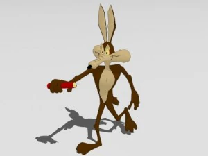 tipu muslihat dan anjing hutan Model 3D