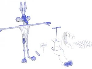 tipu muslihat dan anjing hutan Model 3D