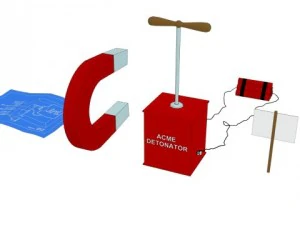 tipu muslihat dan anjing hutan Model 3D