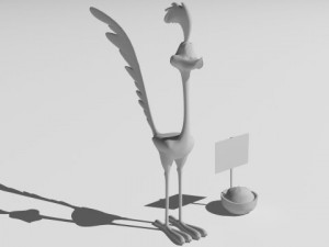 Road runner Model 3D