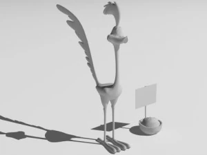 Road runner 3D Model