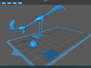 Road runner Model 3D