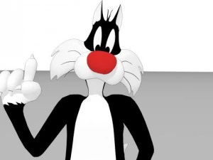 sylvester the cat 3D Model