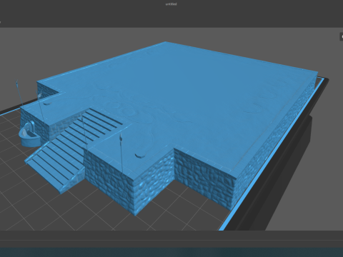 Golden hall of Meduseld 3Dモデル