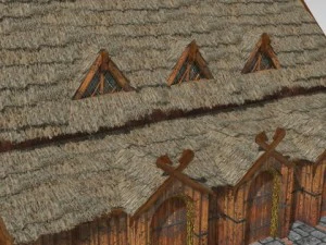 Golden hall of Meduseld 3D Model