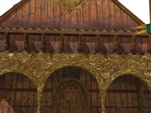 Golden hall of Meduseld 3D Model