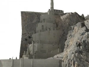 minas tirith Modelo 3D