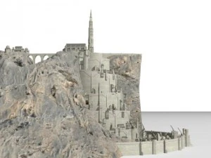 minas tirith Modelo 3D