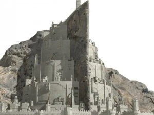 minas tirith Modelo 3D