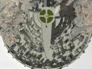 minas tirith Modelo 3D