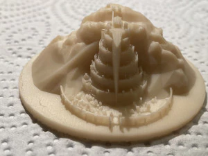 minas tirith Modelo 3D