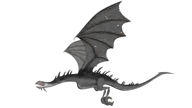fell beast 3D 模型 .c4d .max .obj .3ds .fbx .stl .blend 