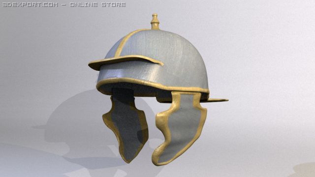 roman legionnaire helmet 3D 모델 .c4d .max .obj .3ds .fbx .stl .blend 