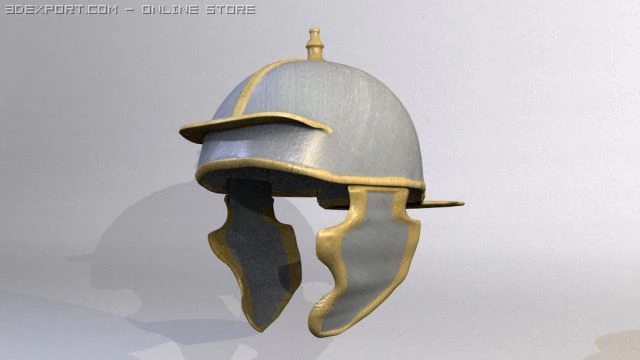 roman legionnaire helmet 3D Model .c4d .max .obj .3ds .fbx .stl .blend 
