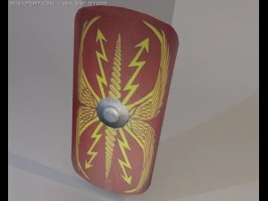 roman legionnaire shield 3D Model