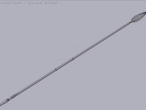 ancient greek spear 3Dモデル