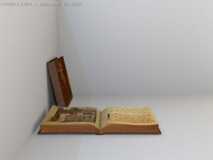 ancient book 1 3D Model