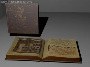 ancient book 1 3D Model