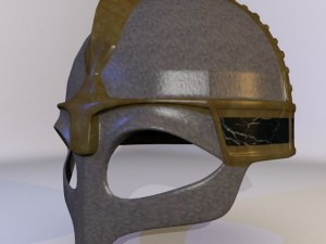 ancient viking helmet 3D Model