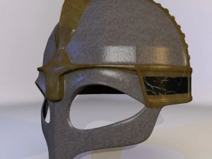 ancient viking helmet 3D Model