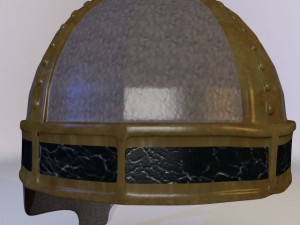 ancient viking helmet 3D Model