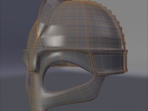 ancient viking helmet 3D Model