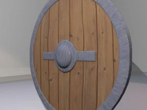 bouclier viking Modèle 3D