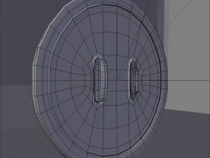 bouclier viking Modèle 3D