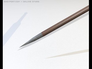 roman legionnaire spear pilum 3D 모델