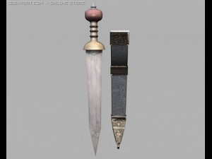 roman sword gladius 3D 모델