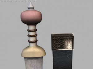 roman sword gladius Model 3D