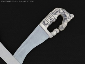 ancient sword collection Model 3D
