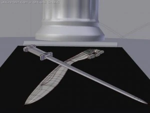 ancient sword collection 3D Model