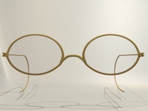 antique eyeglasses Model 3D