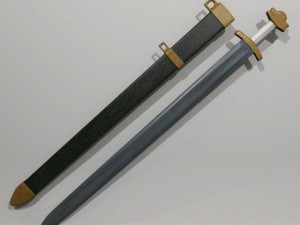 long sword with belt 3D Model