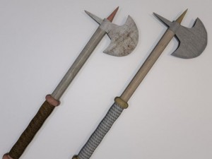 battle axe collection 3D Модель