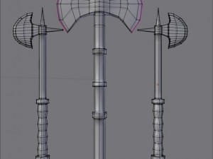 battle axe collection 3D Модель