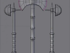 colecci&oacute;n de hachas de batalla Modelo 3D